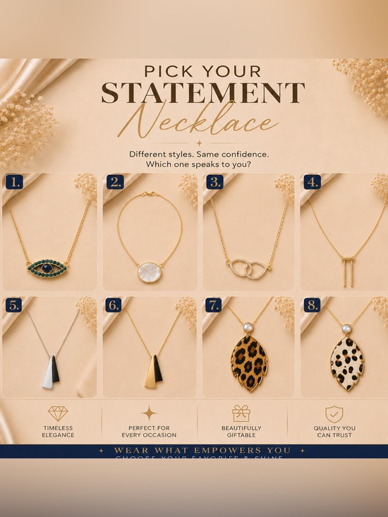 Jewelry - Gold Layered Statement Necklace Collection - Buyers Pick